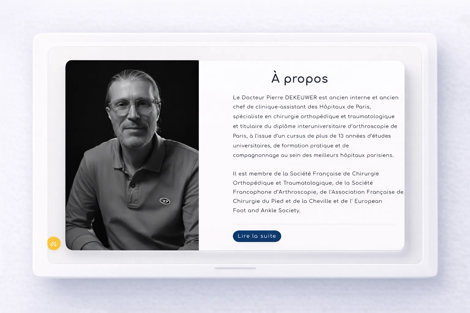 Mystorie projet Dr Dekeuwer page experte SEO médical