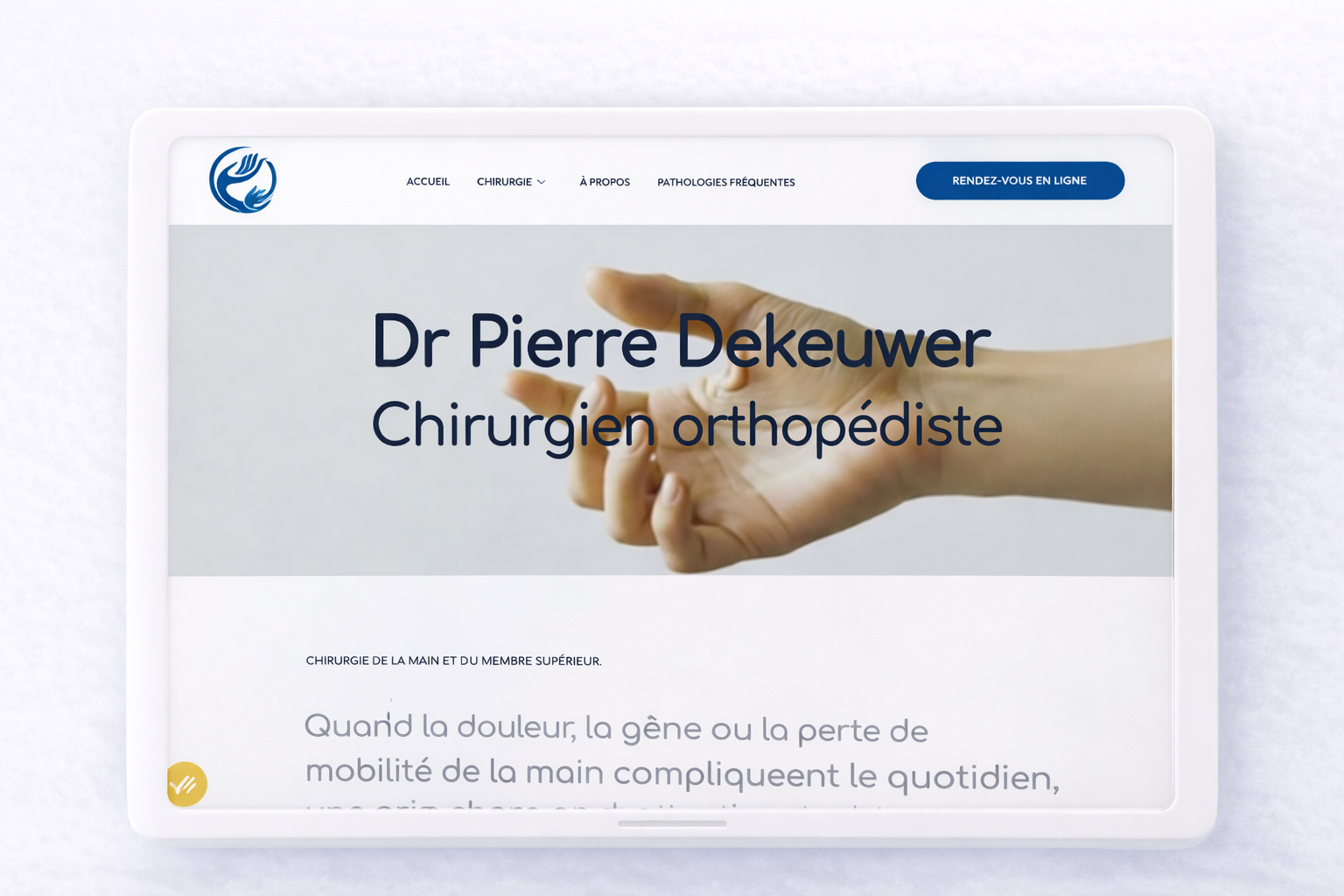 Site chirurgie de la main Dr Dekeuwer