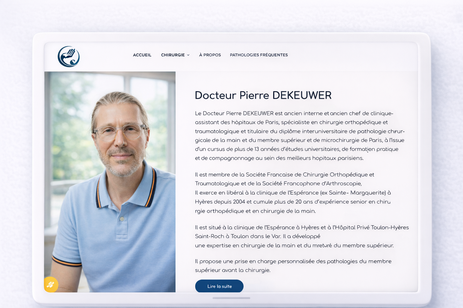 Présentation du Dr Pierre Dekeuwer