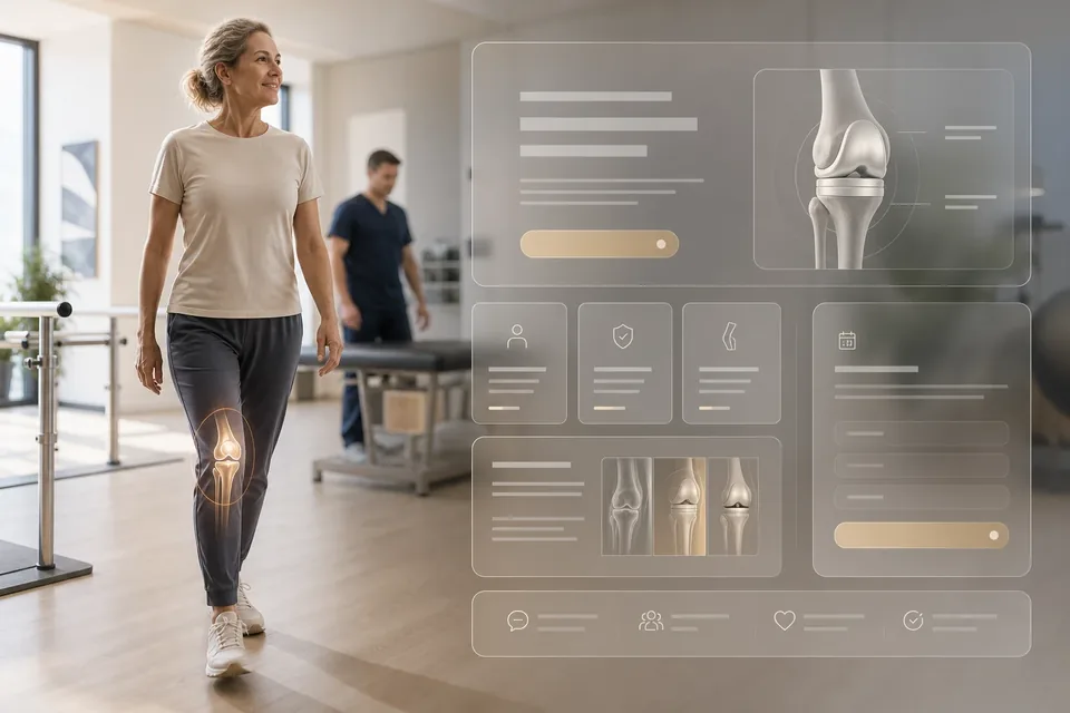 Dr Dekeuwer Genou - parcours patient et interface médicale premium