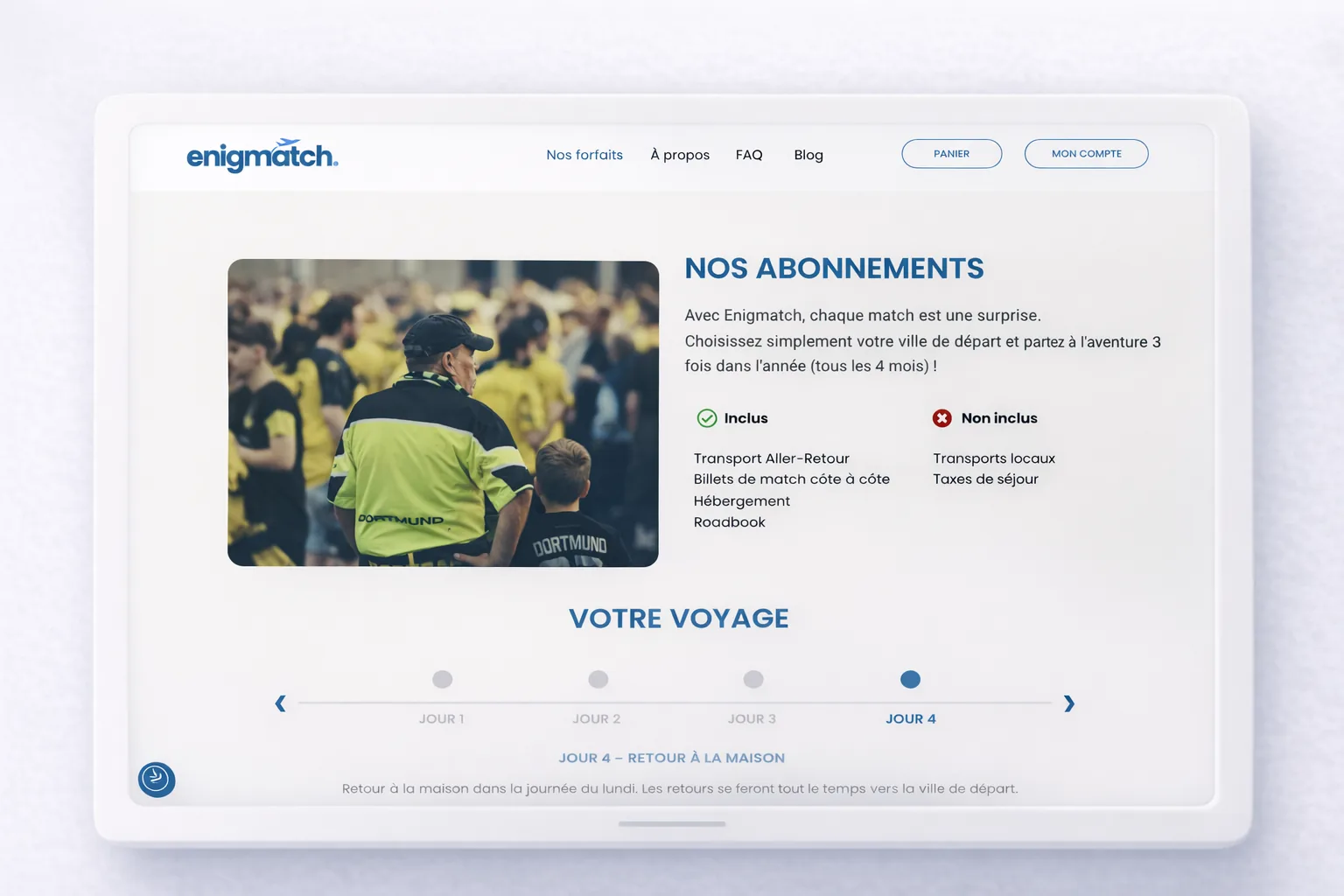 Abonnements enigMatch