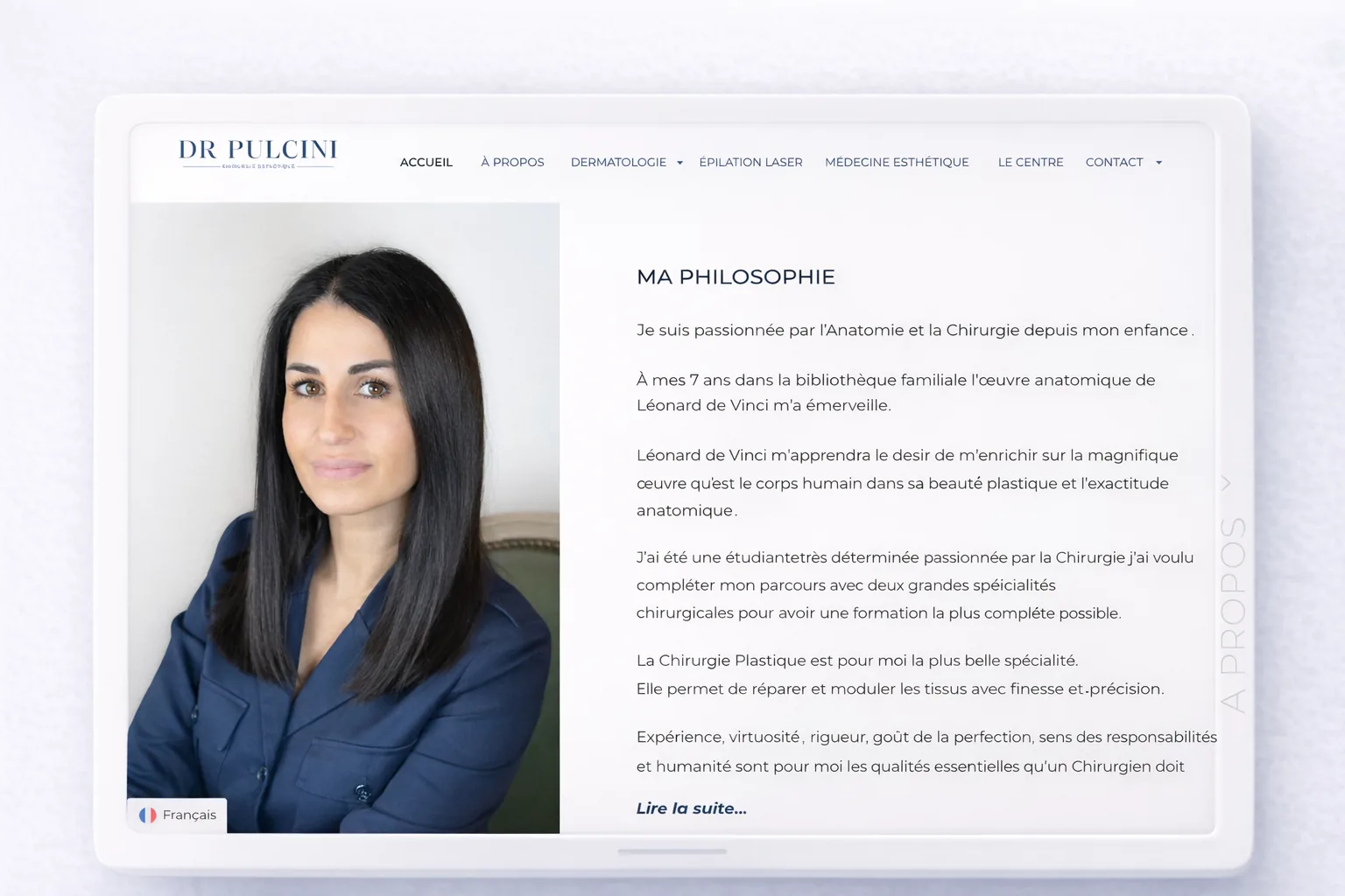 Page de contenu Dr Pulcini